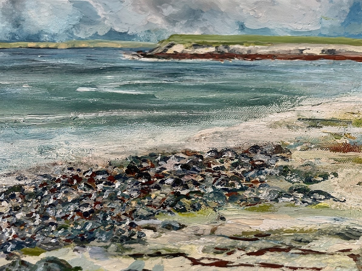 Flaggy Shore, Misty Morning (Print)